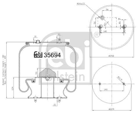 Bellow, air suspension